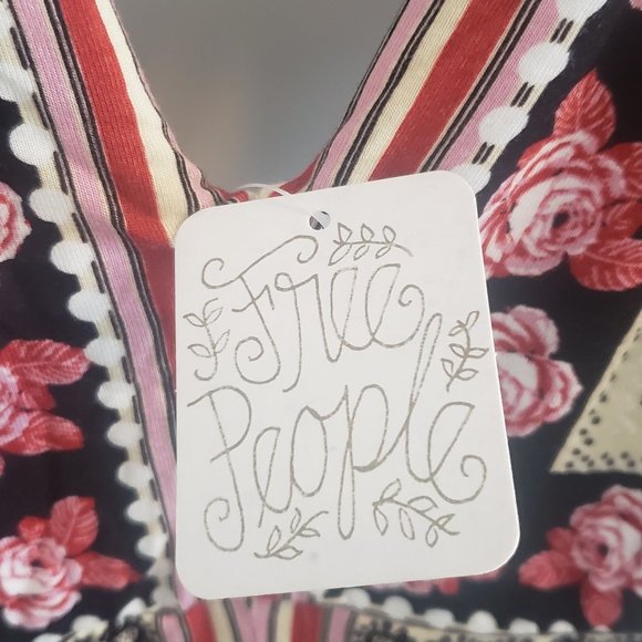 Free People - Katie Patchwork Midi Dress - M - Picture 8 of 8